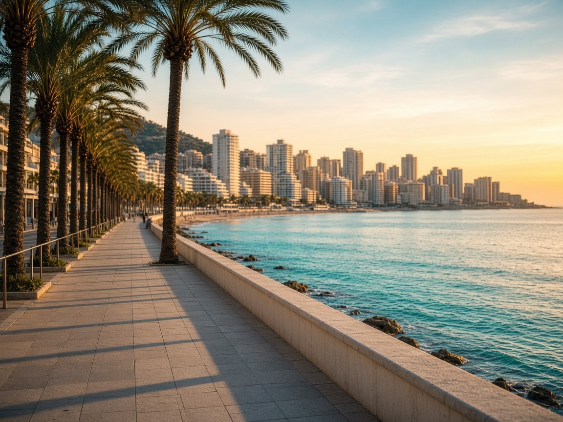 Paseo mar&iacute;timo de Benidorm