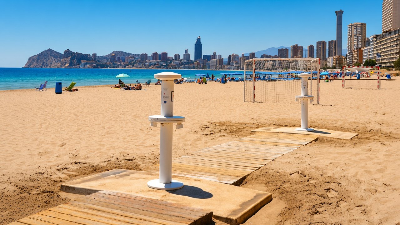 Playa de Poniente en Benidorm