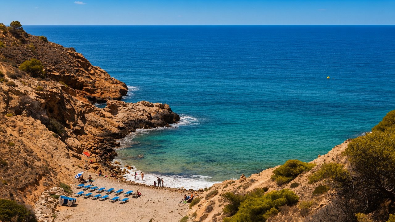 Cala y costa de la Serra Gelada